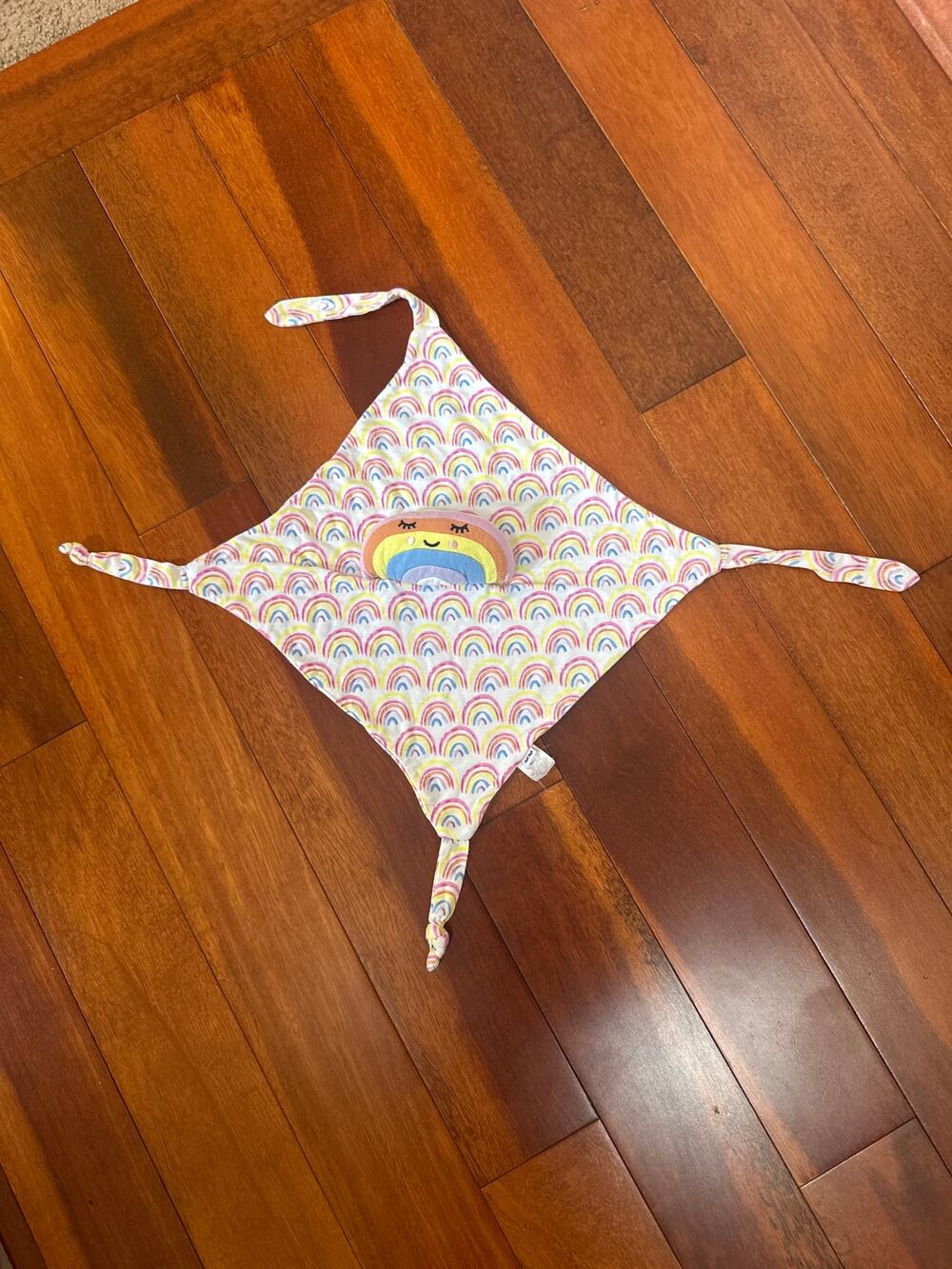 Little Sleepies Sleepyhead Lovey in the Pastel Rainbows print